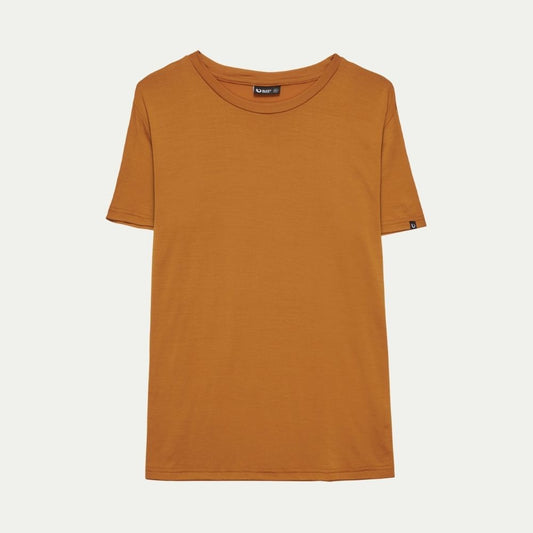 Emrik Merino Mens T-shirt in yellow - Fenton @ Bluey Merino Tasmania