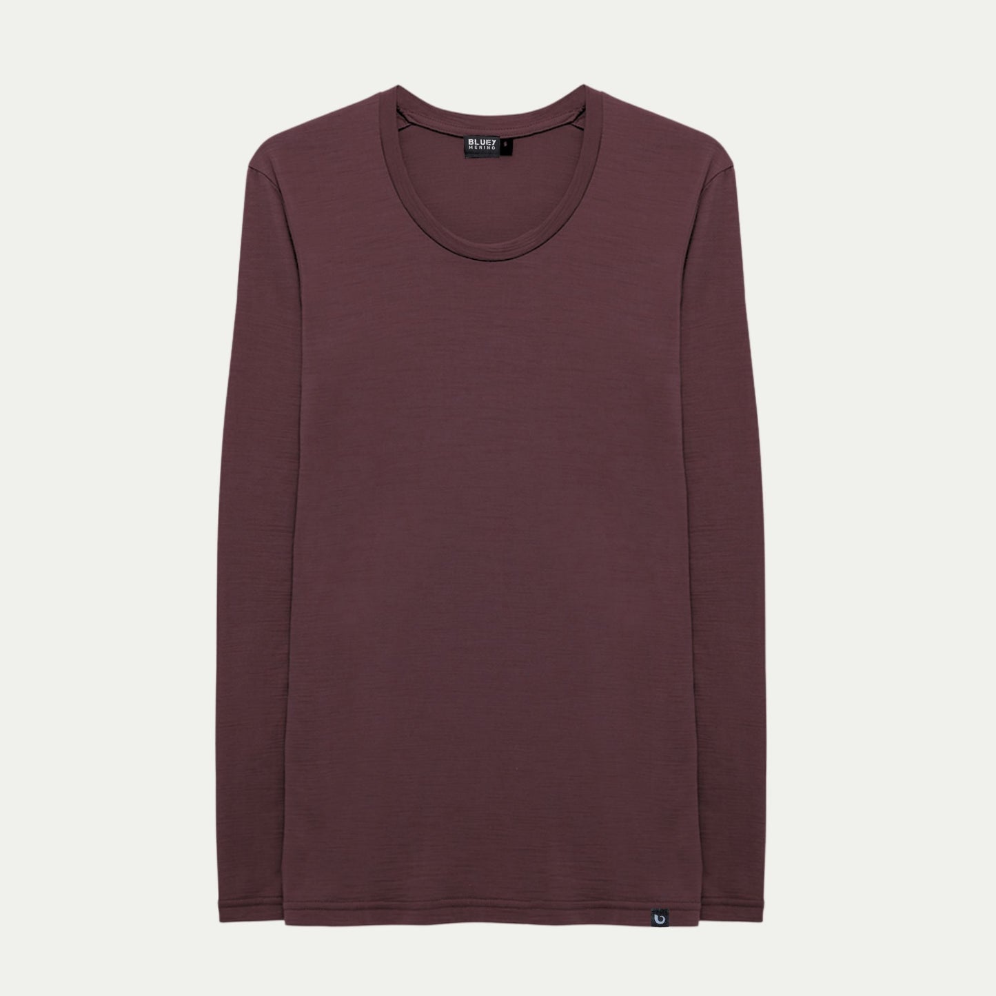Women's Merino Florence Thermal Base Layer - Maroon - Bluey Merino Tasmania