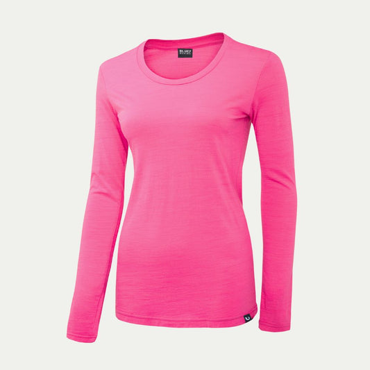 Florence Women's Merino Thermal Base Layer - Pink Robin - Bluey Merino Tasmania