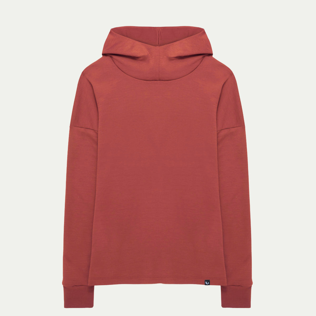 Women's Tullah Merino Hoodie - Rose Robin - © Bluey Merino Tasmania