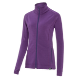 Women’s Tasmanian Merino 340 Ponte Full Zip Jacket - Bluey Merino