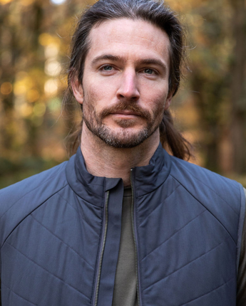 Men’s Merino Puffer Vest - Bluey Merino