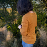 Women's Callie Merino Long Sleeve T-shirt - Bluey Merino Tasmania