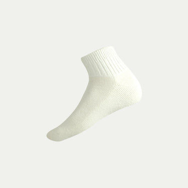 White_Wool/Cotton CoolMax® Sport Sock. © Humphrey Law. Made in Australia.