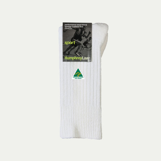 Merino Wool + Cotton Crew Sport Sock © Humphrey Law