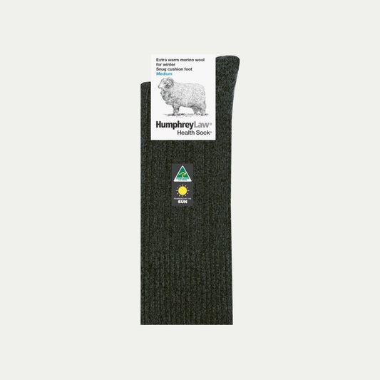 49C_ Charcoal Merino blend sock © Humphrey Law