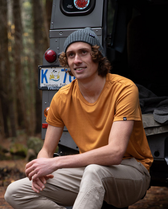 Men's Tasmanian Merino 180 Emrik T-Shirt - Bluey Merino Tasmania