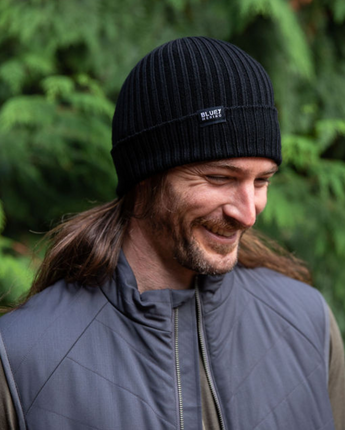 Unisex Tasmanian Merino Fisherman Beanie - Bluey Merino