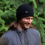 Unisex Tasmanian Merino Fisherman Beanie - Bluey Merino