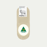 Neutral_Bone Merino invisible sock ©Humphrey Law. Australian Made