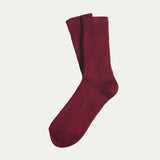 Luxurious, comfy Tasmanian Merino Base socks displayed flat lay on a white background, highlighting their soft texture and premium quality. © Bluey Merino Tasmania