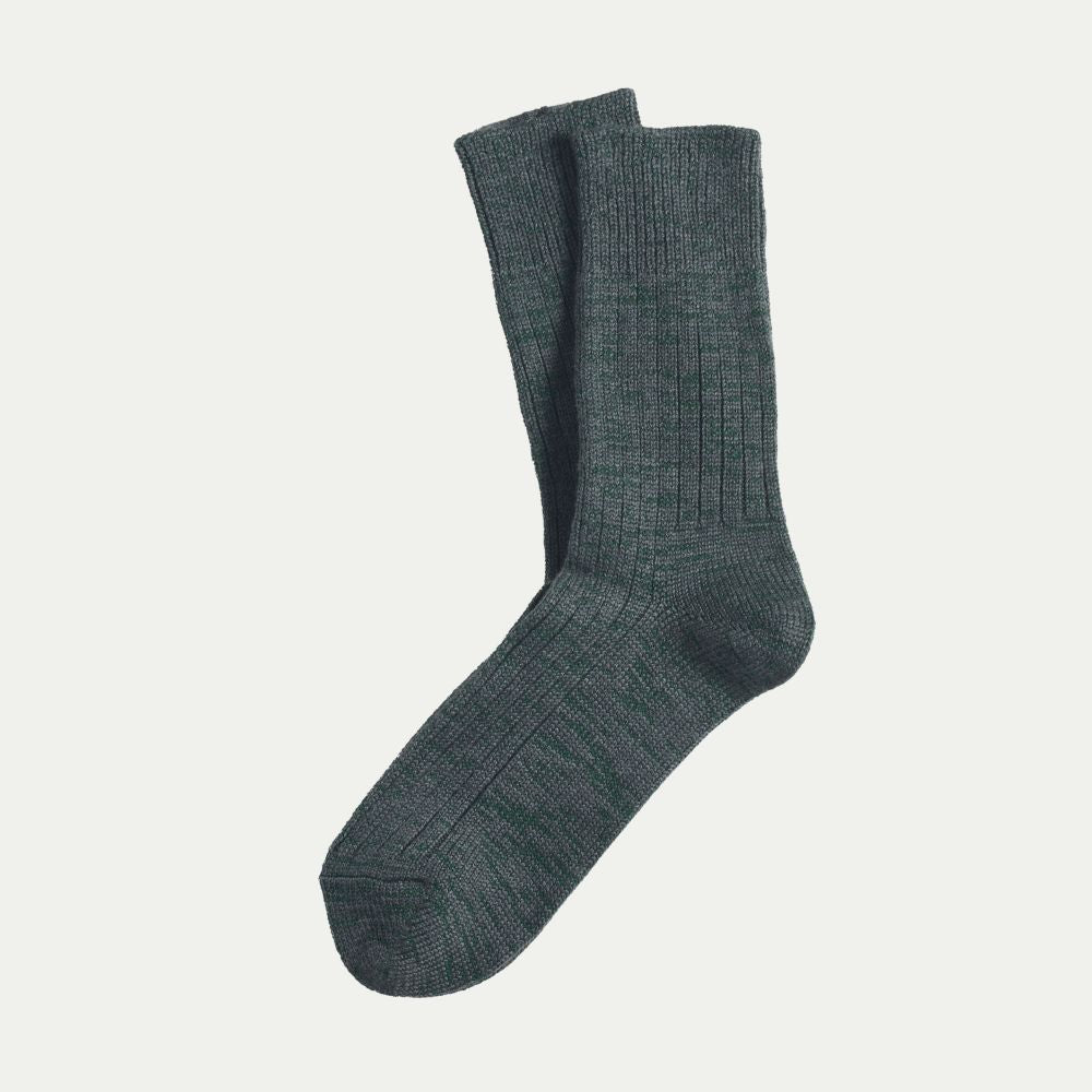 Luxurious, comfy Tasmanian Merino chunky socks displayed flat lay on a white background, highlighting their soft texture and premium quality. © Bluey Merino Tasmania