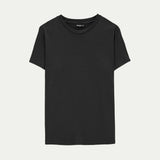 Emrik Merino Men's T-Shirt  in Currawong Black @ Bluey Merino Tasmania