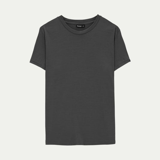 Emrik Merino Mens T-shirt in Grey @ Bluey Merino Tasmania