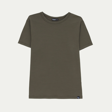 Women’s Finley Merino Cropped T-Shirt - Bluey Merino Tasmania