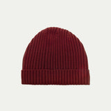 NEW Fisherman Merino Beanie - Burgundy - Bluey Merino Tasmania
