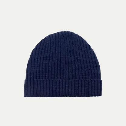 NEW Fisherman Merino Beanie - Navy - Bluey Merino Tasmania