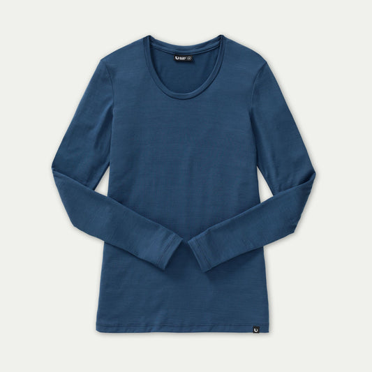 Women's Florence Ultrafine Merino Thermal Base Layer - Tasman - Bluey Merino Tasmania