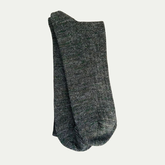 Hardy yet comfy Tasmanian Merino Haulers King Size socks displayed flat lay on a white background © Bluey Merino Tasmania