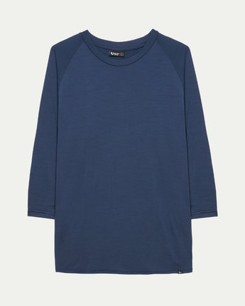 Raglan Merino 3/4 sleeve t-shirt for men © Bluey Merino Tasmania