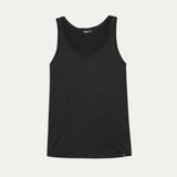 Men's Merino tank in Currawong Black © Bluey Merino Tasmania