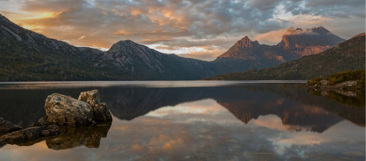 Cradle Mountain Tasmania - magic view of the lake. © Bluey Merino Tasmania