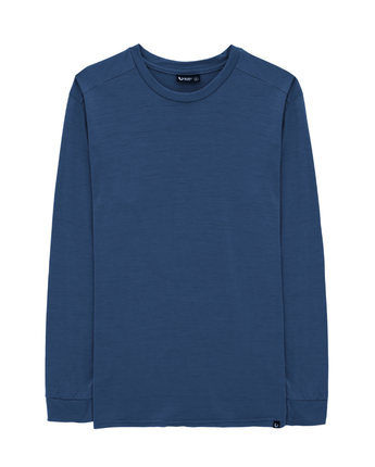 Factory Seconds - Orson Long sleeve top for men - Merino wool. © Bluey Merino Tasmania