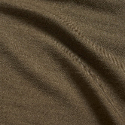Close-up of Pale Khaki - West Coast Merino fabric texture ultrafine knit. © Bluey Merino Tasmania
