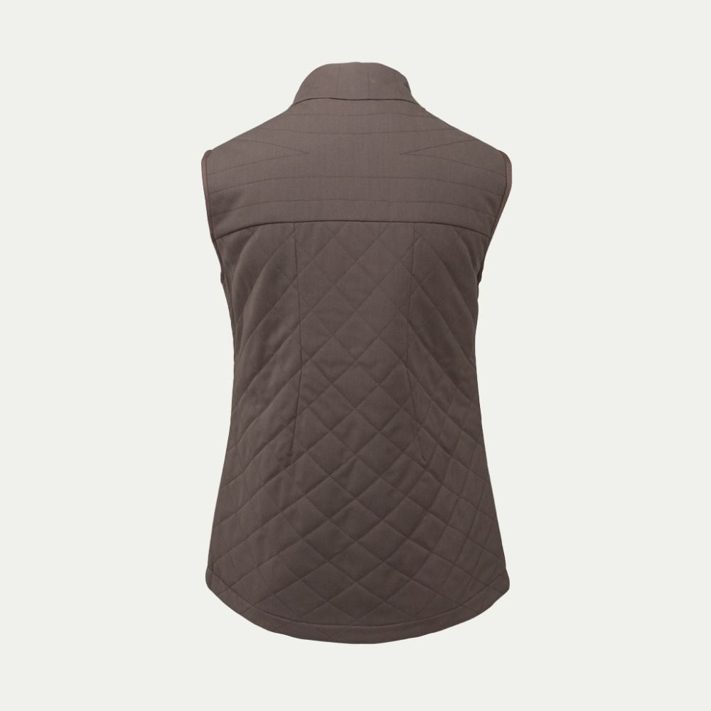 Quilted Merino Gilet vest. © Bluey Merino Tasmania