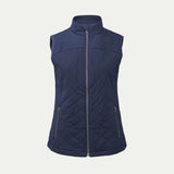 Navy blue Merino quilted gilet vest © Bluey Merino Tasmania