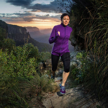 Women’s Tasmanian Merino 340 Ponte Full Zip Jacket - Bluey Merino