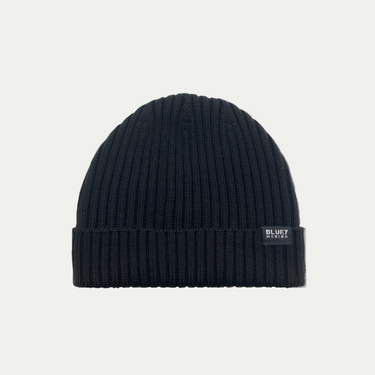 Unisex Tasmanian Merino Fisherman Beanie - Bluey Merino