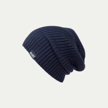 Unisex Tasmanian Merino Fisherman Beanie - Bluey Merino