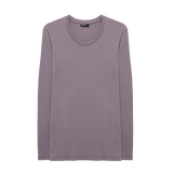 Dusk - Cinnamon Slate - Women’s Merino 190 Everyday Long Sleeve Scoop Neck Top - © Bluey Merino